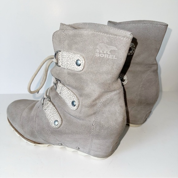 Sorel Joan of Arctic Wedge Mid Boot Women's Dove/White 9.5 - Picture 7 of 13